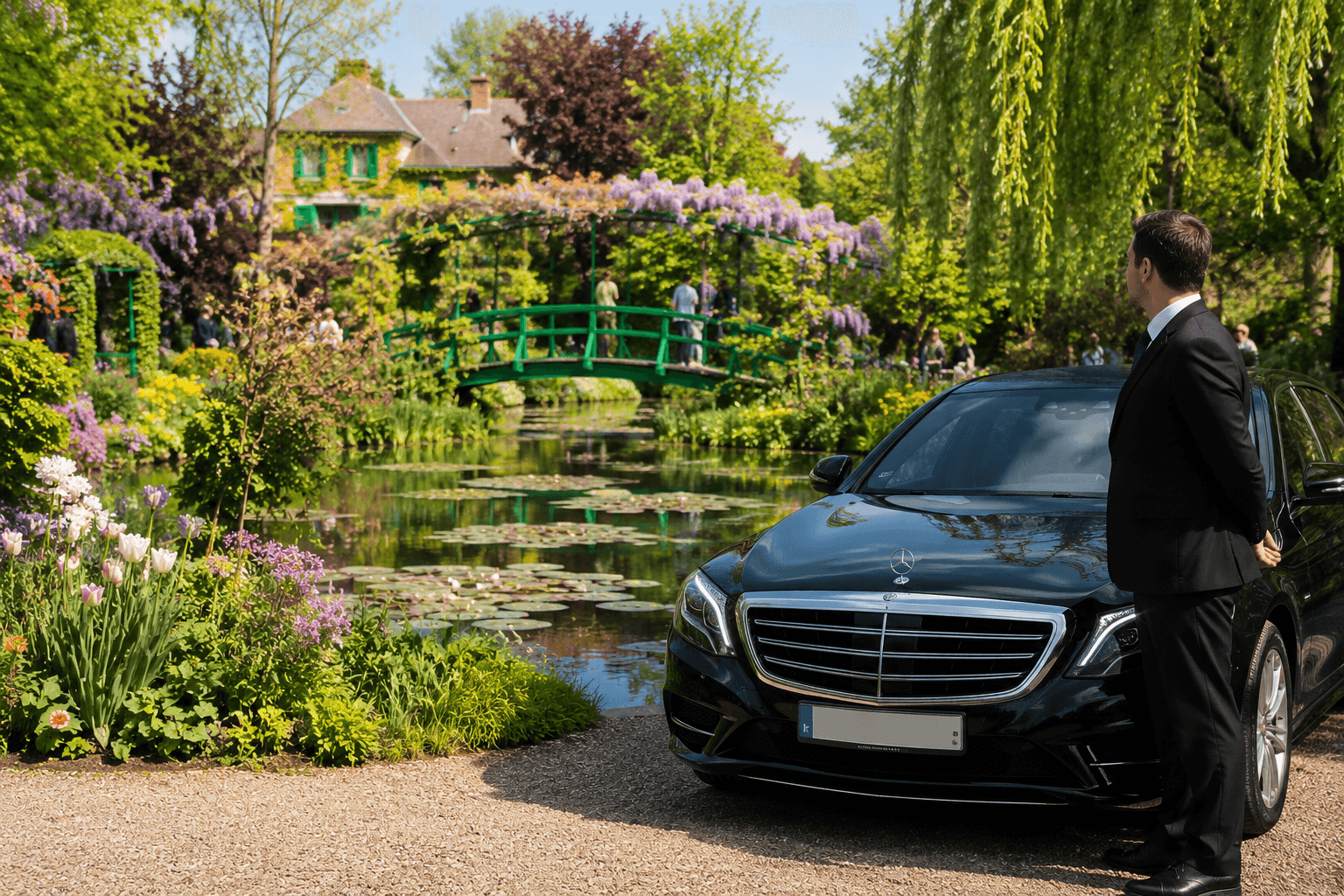 Monet garden Giverny water lilies bridge day trip Paris