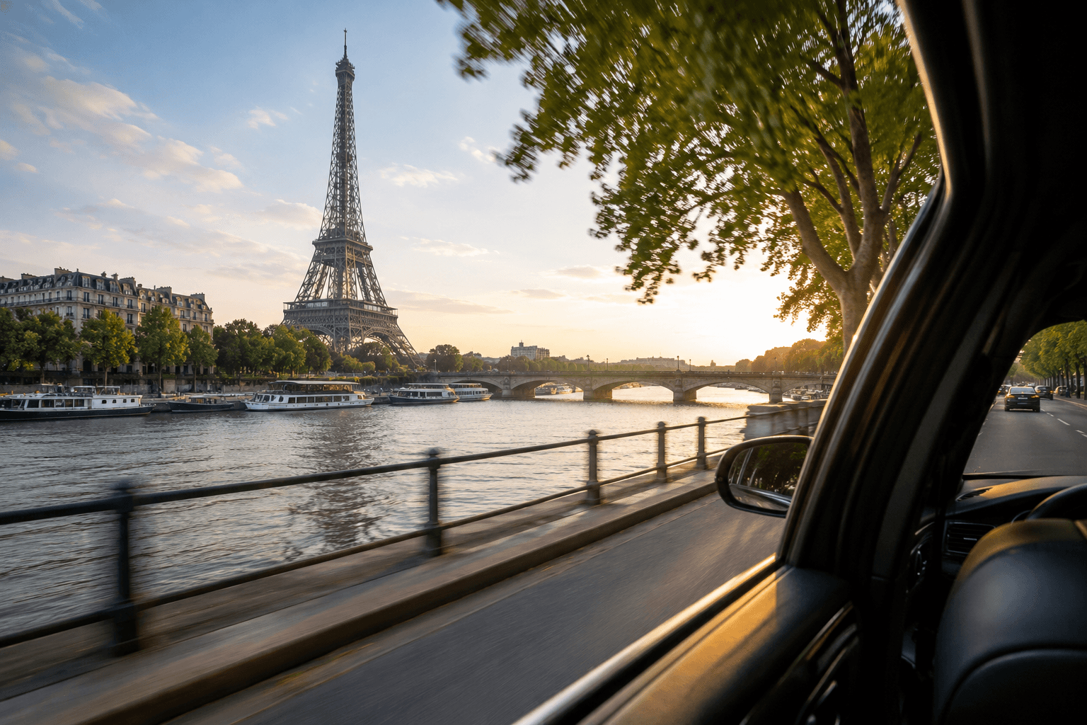 Paris layover Seine river city tour
