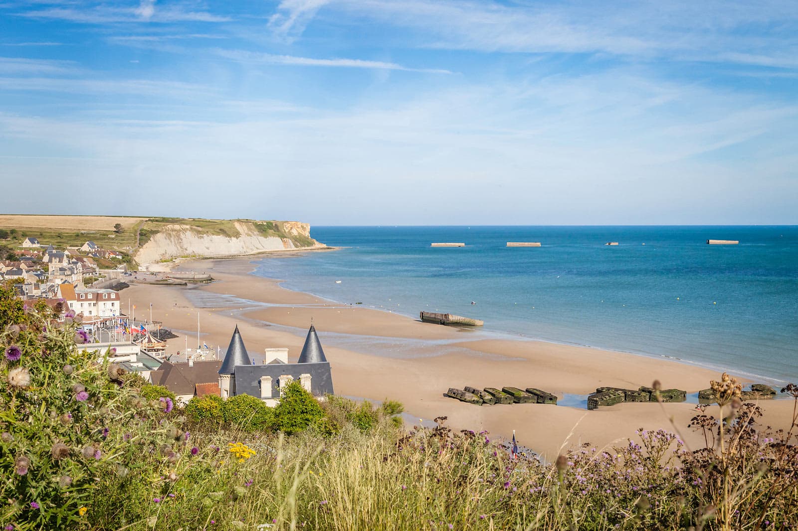 Arromanches & Mulberry Harbor - Paris private tour stop