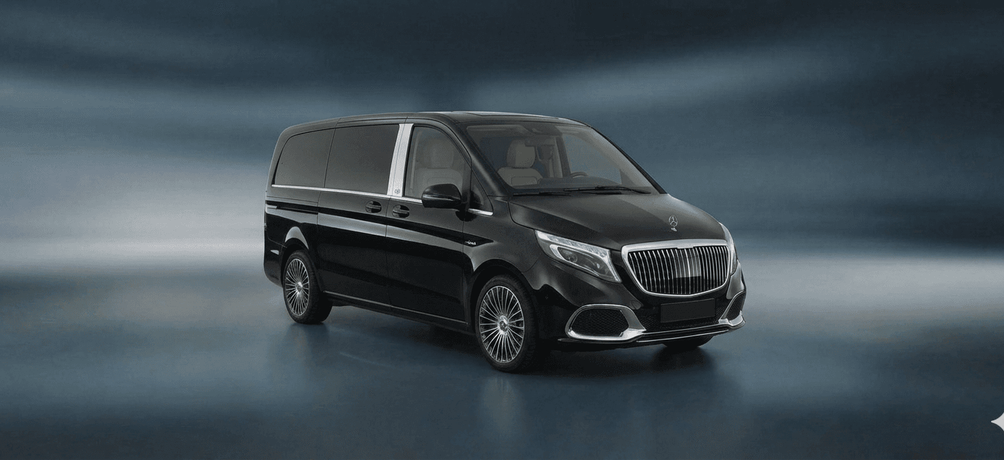 Mercedes V-Class group event transfer Paris — Samantha Travels